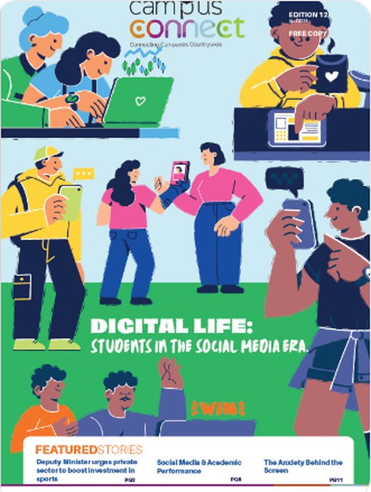 Campus Connect issue 12, Digital Life, students in the social media era